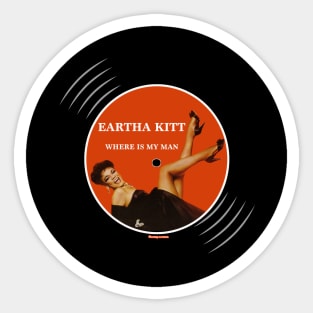 Eartha Kitt Sticker